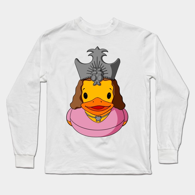 Glinda the Good Witch Rubber Duck Long Sleeve T-Shirt by Alisha Ober Designs